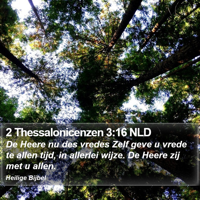 2 Thessalonicenzen 3:16 NLD Bible Study