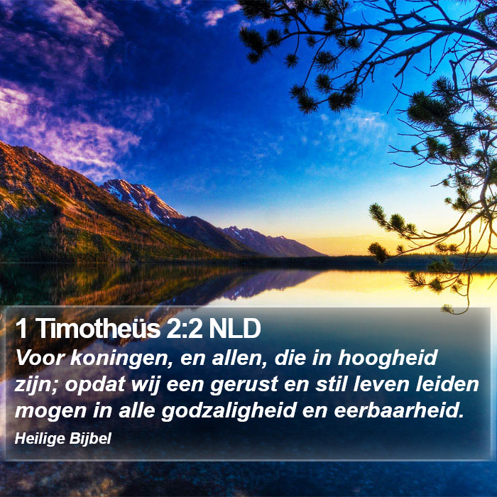 1 Timotheüs 2:2 NLD Bible Study