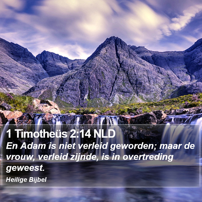 1 Timotheüs 2:14 NLD Bible Study