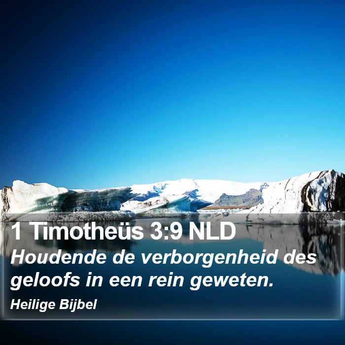 1 Timotheüs 3:9 NLD Bible Study