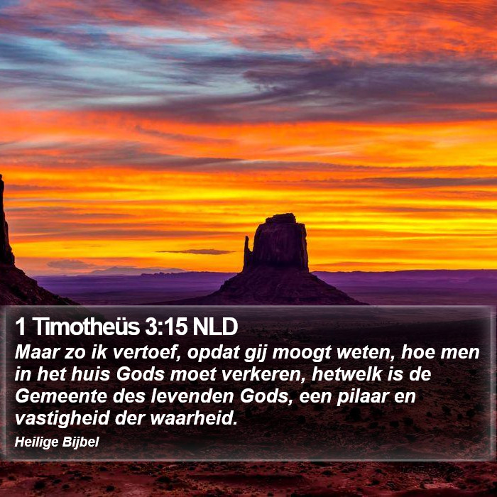 1 Timotheüs 3:15 NLD Bible Study