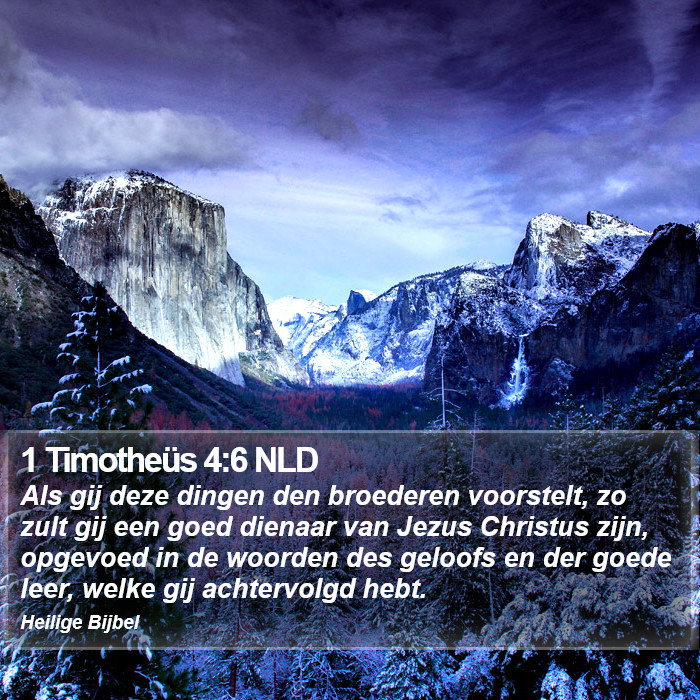 1 Timotheüs 4:6 NLD Bible Study