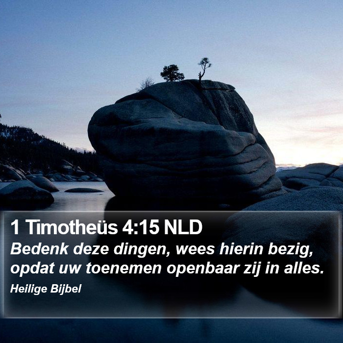 1 Timotheüs 4:15 NLD Bible Study