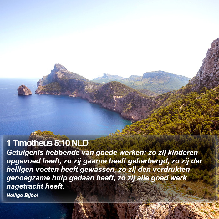 1 Timotheüs 5:10 NLD Bible Study