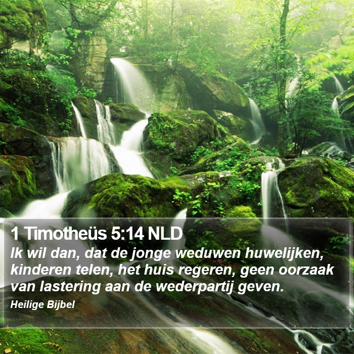 1 Timotheüs 5:14 NLD Bible Study