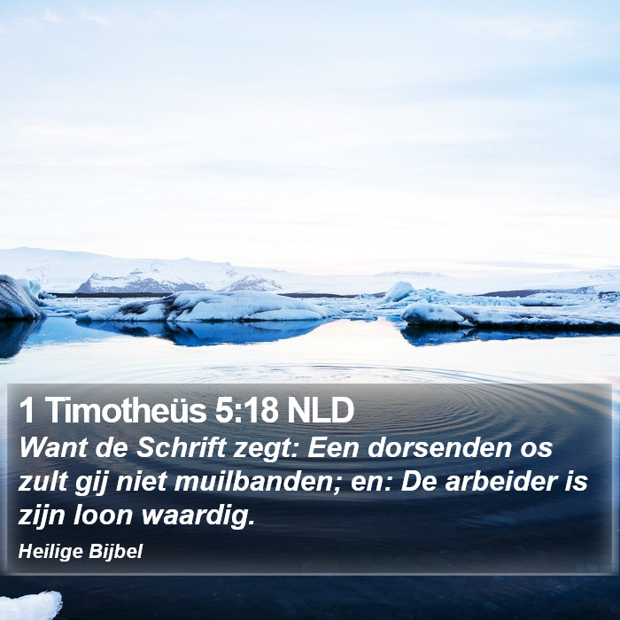 1 Timotheüs 5:18 NLD Bible Study