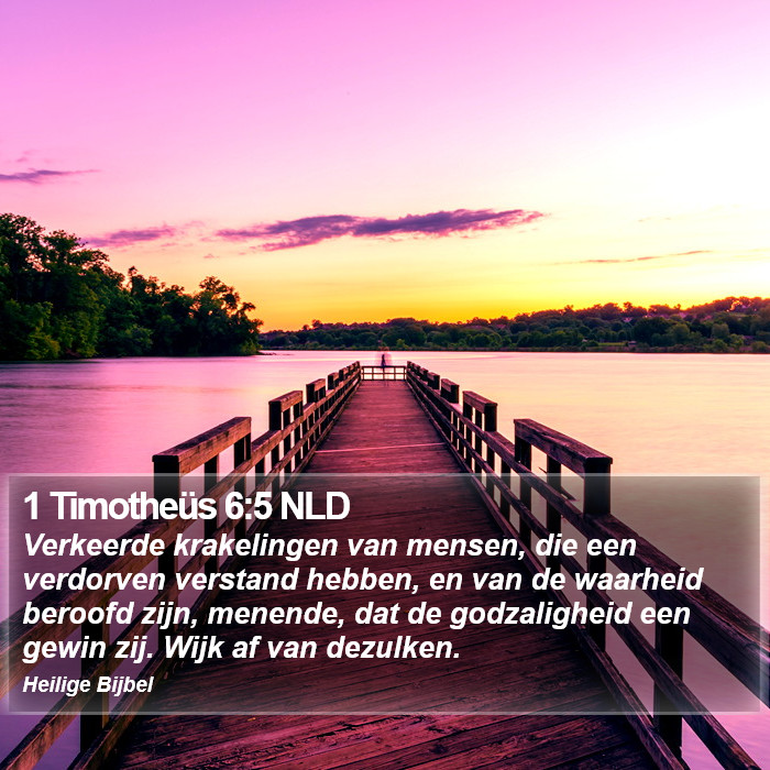 1 Timotheüs 6:5 NLD Bible Study