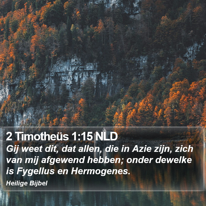 2 Timotheüs 1:15 NLD Bible Study