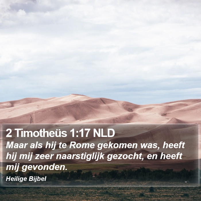 2 Timotheüs 1:17 NLD Bible Study