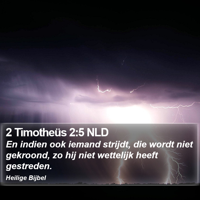 2 Timotheüs 2:5 NLD Bible Study