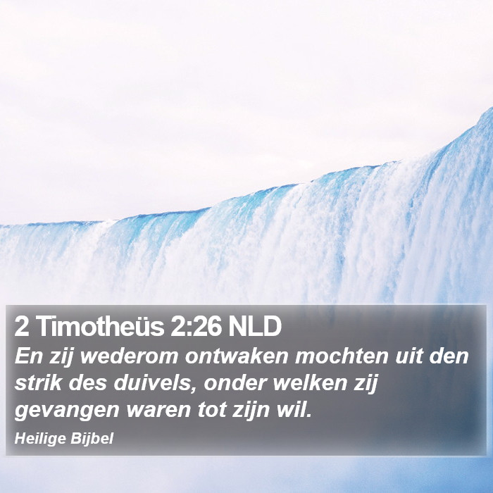 2 Timotheüs 2:26 NLD Bible Study