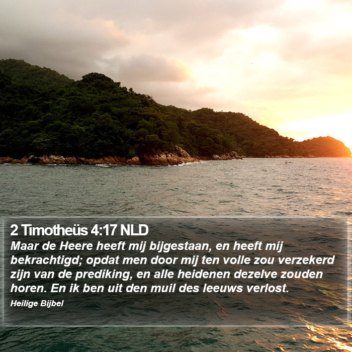 2 Timotheüs 4:17 NLD Bible Study
