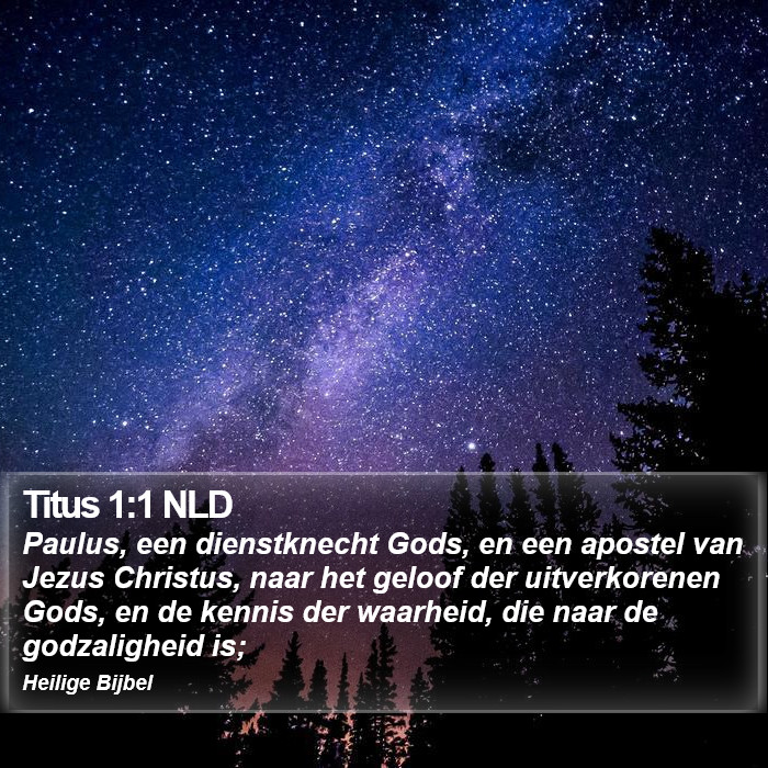 Titus 1:1 NLD Bible Study