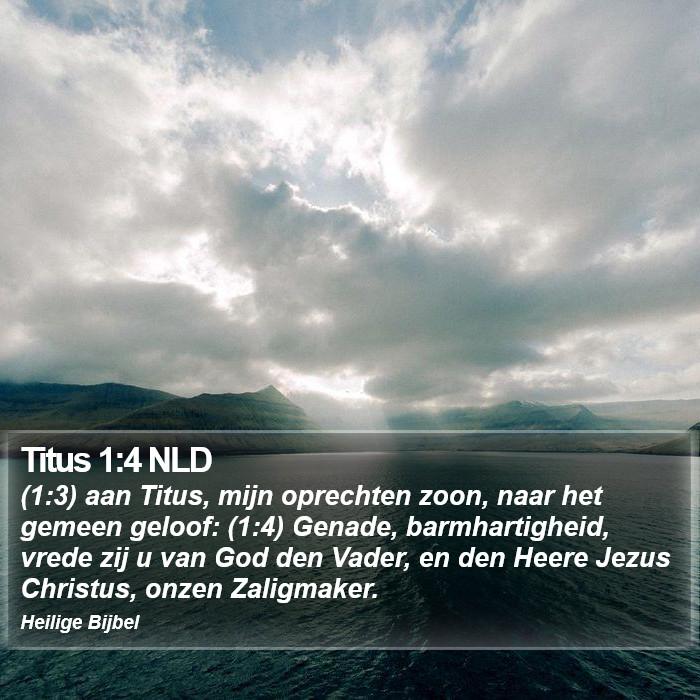 Titus 1:4 NLD Bible Study