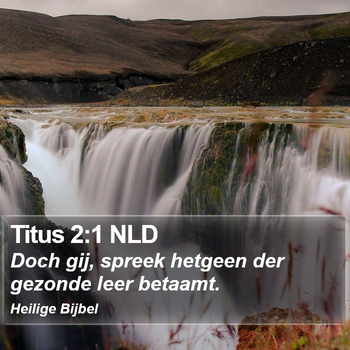 Titus 2:1 NLD Bible Study