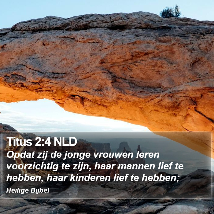 Titus 2:4 NLD Bible Study