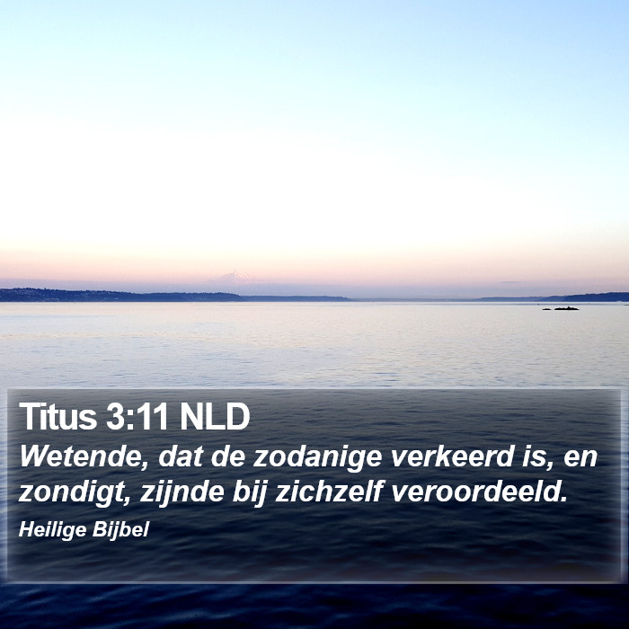 Titus 3:11 NLD Bible Study