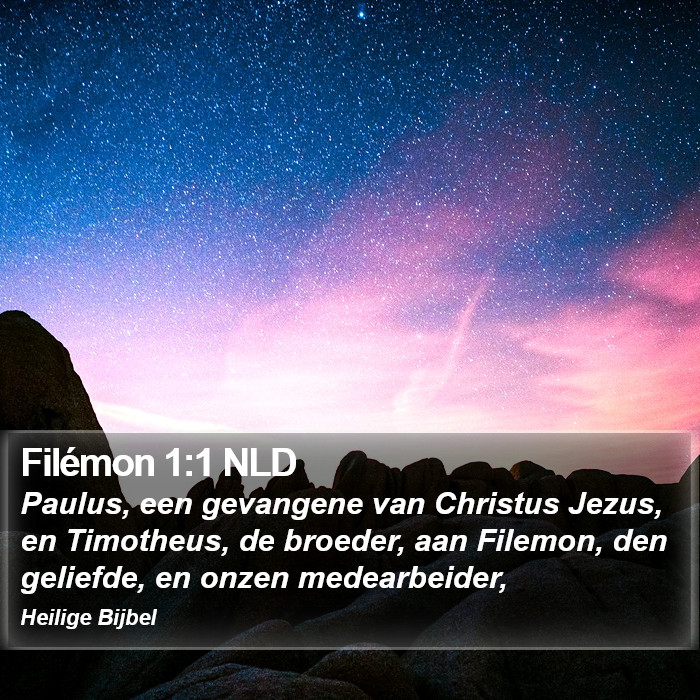 Filémon 1:1 NLD Bible Study