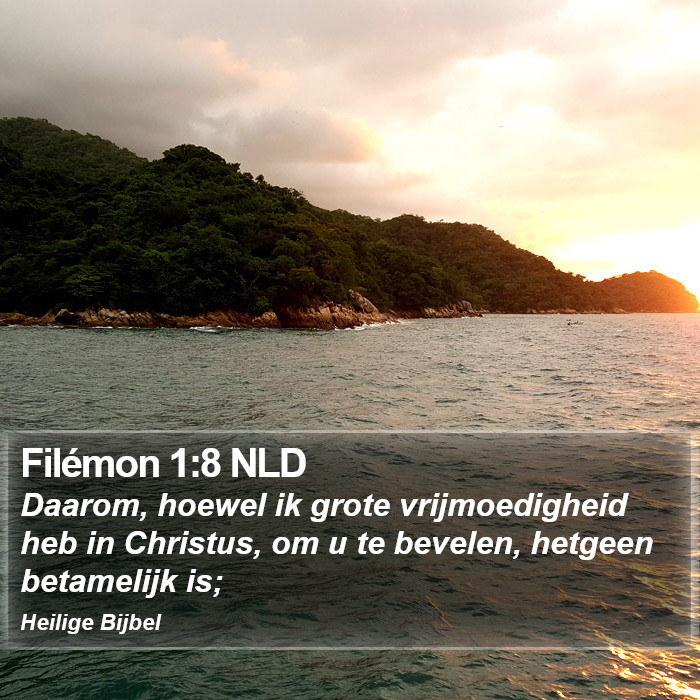 Filémon 1:8 NLD Bible Study