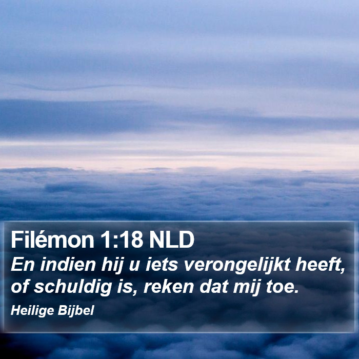 Filémon 1:18 NLD Bible Study