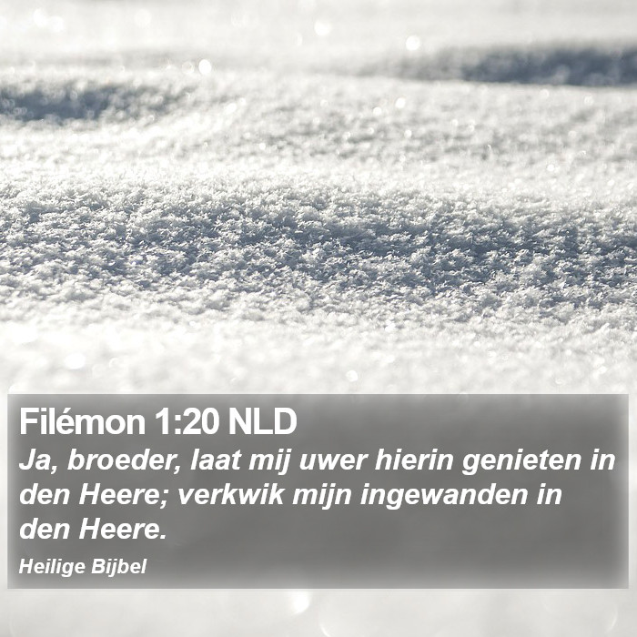 Filémon 1:20 NLD Bible Study