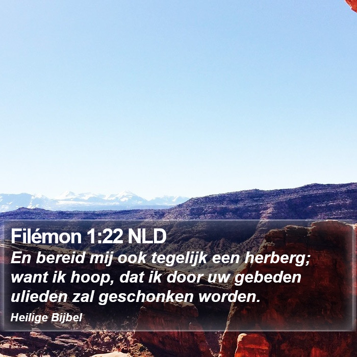 Filémon 1:22 NLD Bible Study