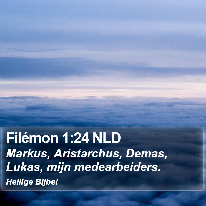 Filémon 1:24 NLD Bible Study