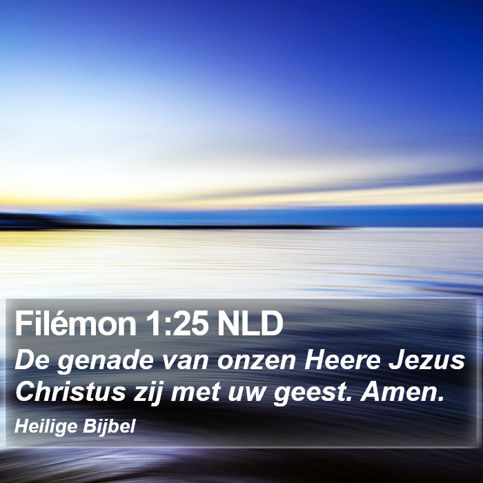 Filémon 1:25 NLD Bible Study