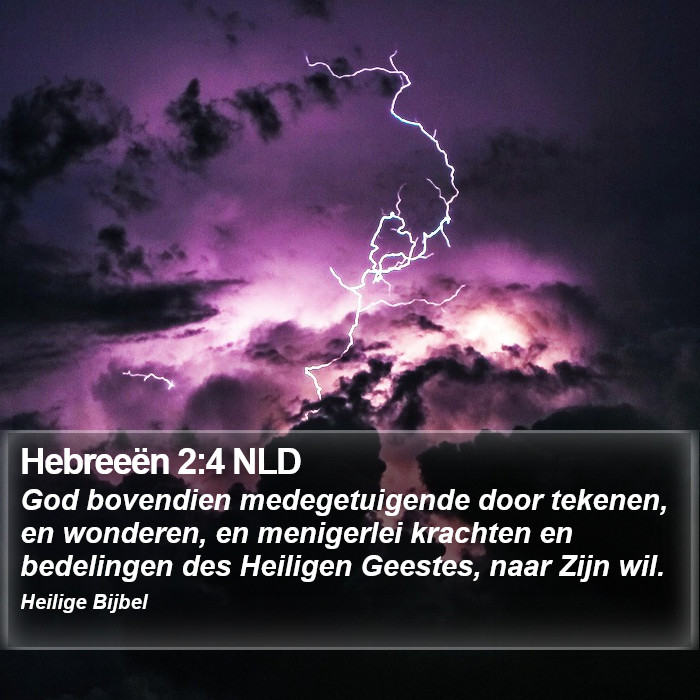 Hebreeën 2:4 NLD Bible Study