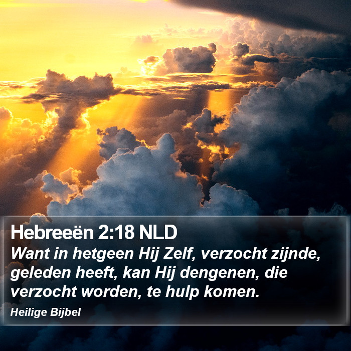 Hebreeën 2:18 NLD Bible Study