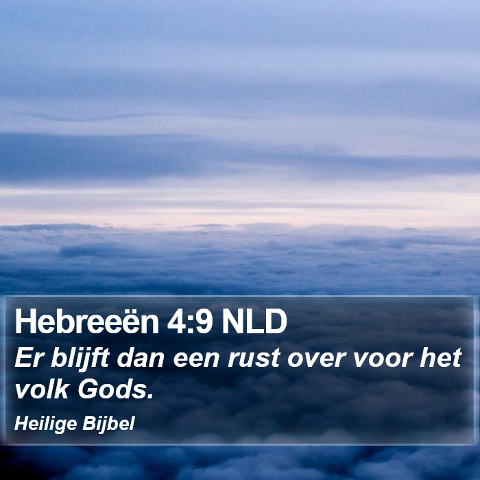 Hebreeën 4:9 NLD Bible Study