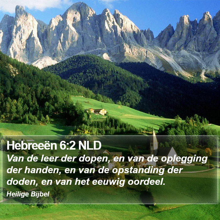 Hebreeën 6:2 NLD Bible Study