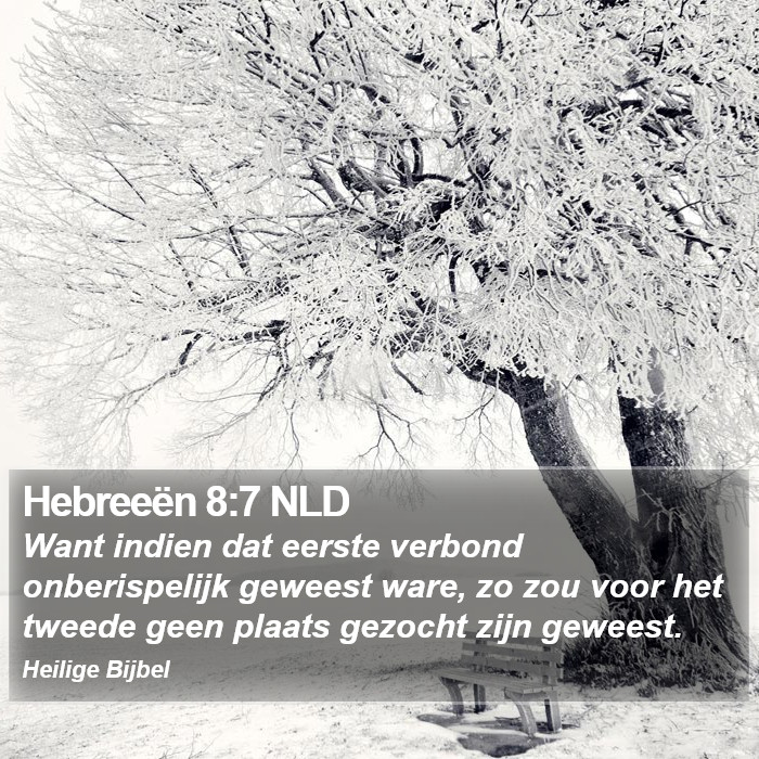Hebreeën 8:7 NLD Bible Study