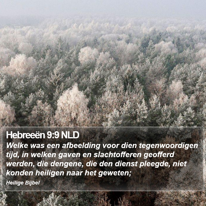 Hebreeën 9:9 NLD Bible Study
