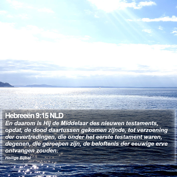 Hebreeën 9:15 NLD Bible Study