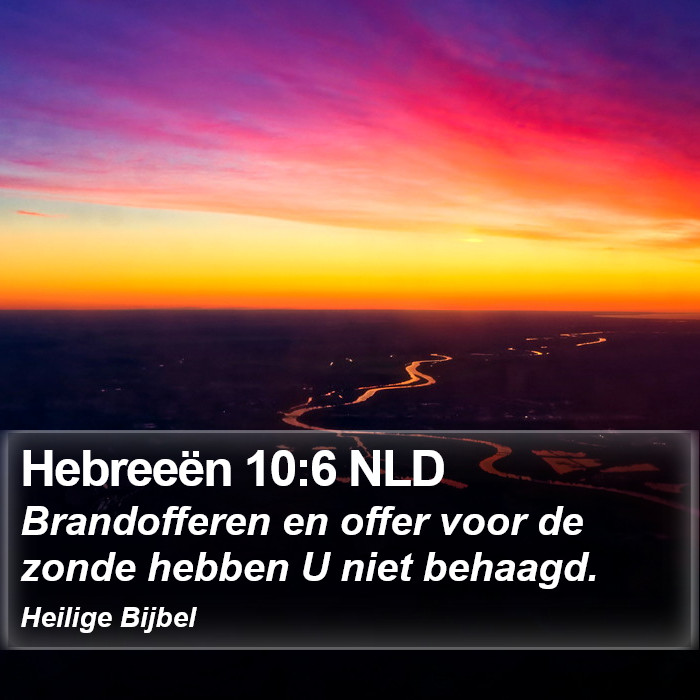 Hebreeën 10:6 NLD Bible Study