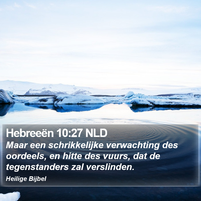 Hebreeën 10:27 NLD Bible Study