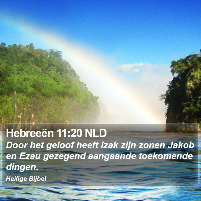 Hebreeën 11:20 NLD Bible Study