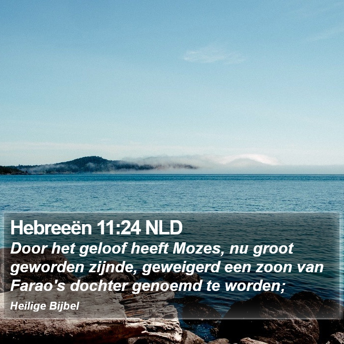 Hebreeën 11:24 NLD Bible Study