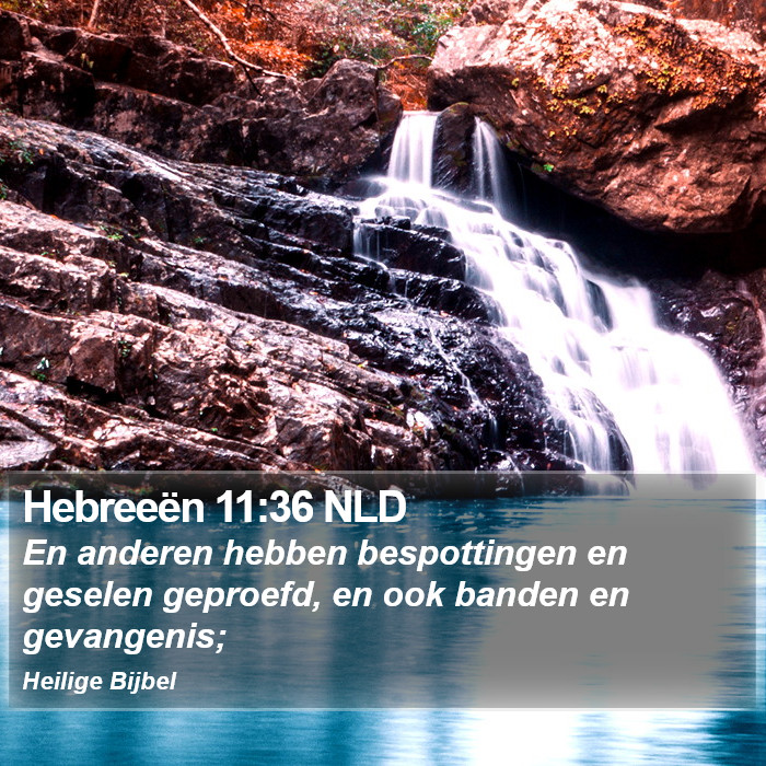 Hebreeën 11:36 NLD Bible Study