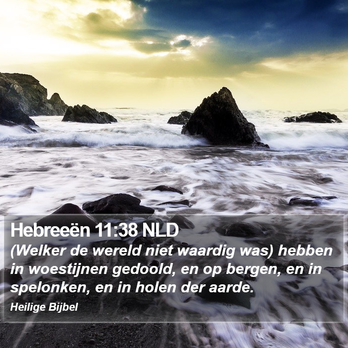 Hebreeën 11:38 NLD Bible Study