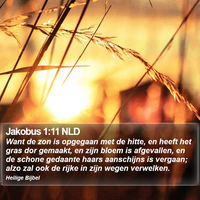 Jakobus 1:11 NLD Bible Study