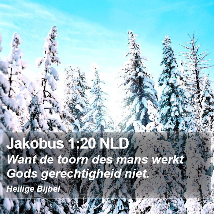 Jakobus 1:20 NLD Bible Study