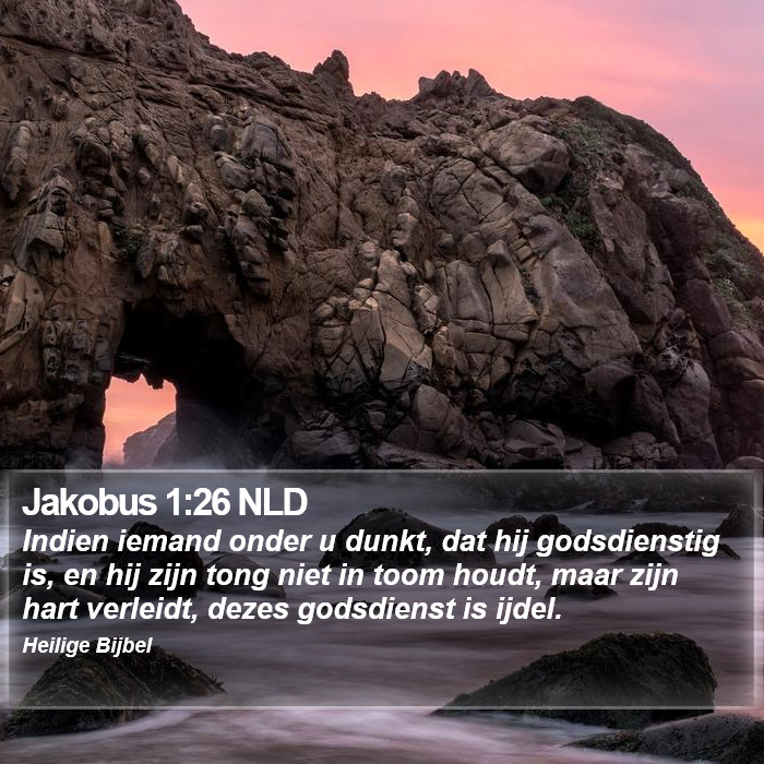 Jakobus 1:26 NLD Bible Study