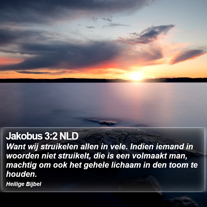 Jakobus 3:2 NLD Bible Study