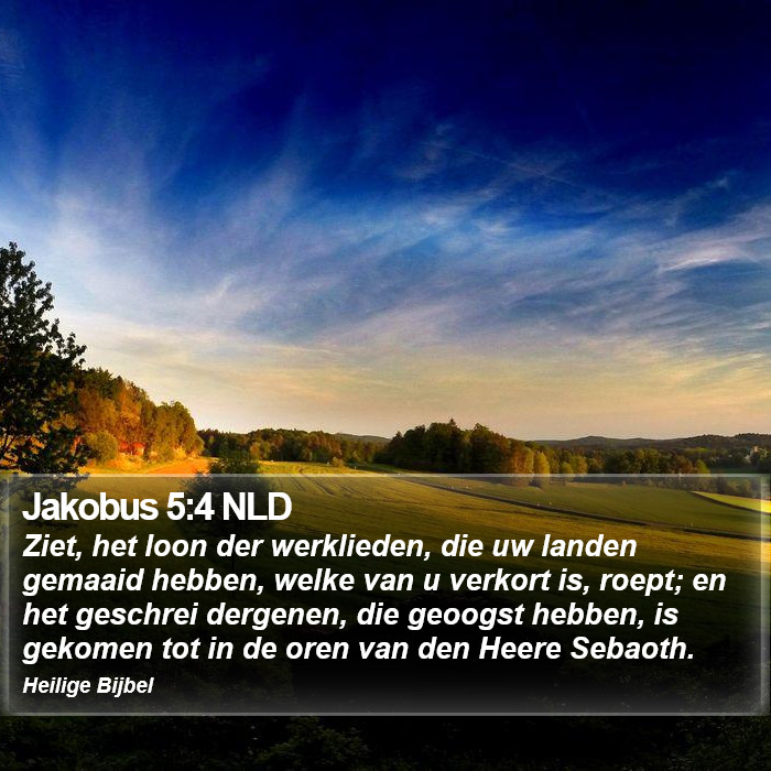 Jakobus 5:4 NLD Bible Study