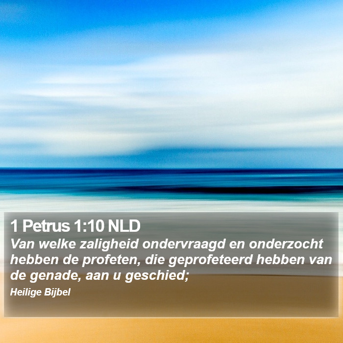 1 Petrus 1:10 NLD Bible Study