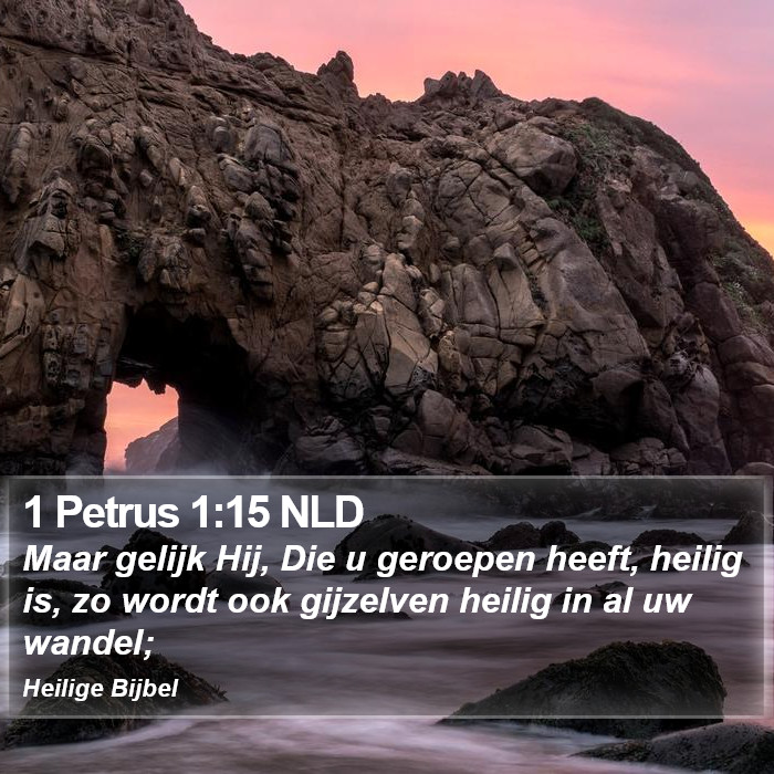 1 Petrus 1:15 NLD Bible Study