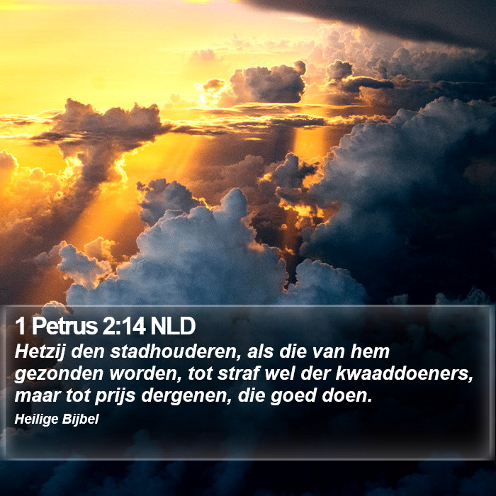 1 Petrus 2:14 NLD Bible Study