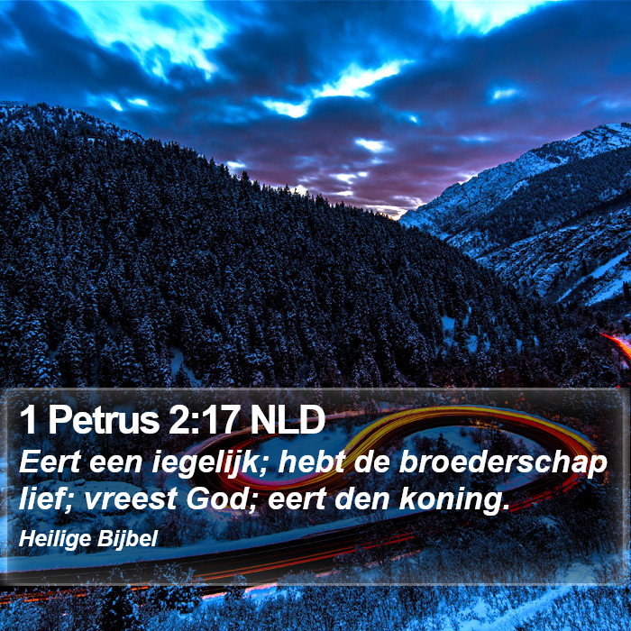 1 Petrus 2:17 NLD Bible Study